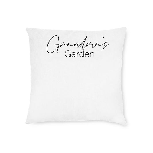 Custom Square Pillow - Pink Back