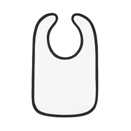 Baby Contrast Trim Jersey Bib